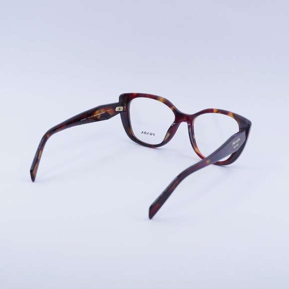 Prada PRB04V 22A1O1 Eyeglasses Poppy Havana 51mm Cat Eye Frame - Picture 5 of 11